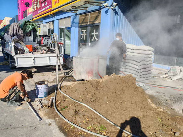 琼结顶管注浆加固